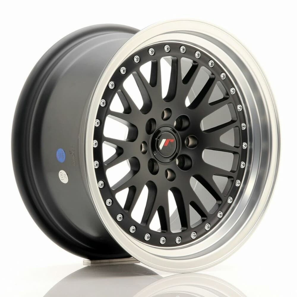 Car Wheel Rim Japan Racing JR10 Black 16" PCD 4x100 PCD 4x108 ET20 CB 67,1