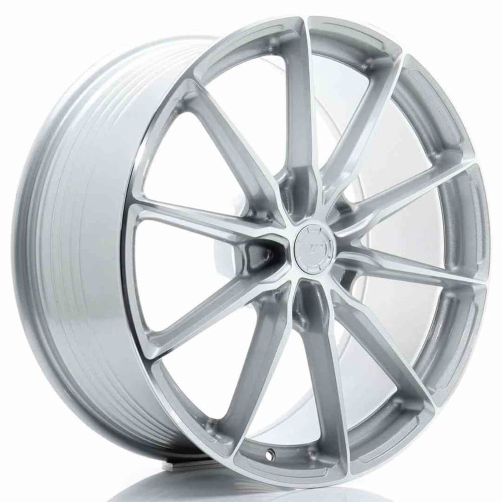 Car Wheel Rim Japan Racing JR372110F15X1074SM Silver 21" ET10 ET64 CB 74,1
