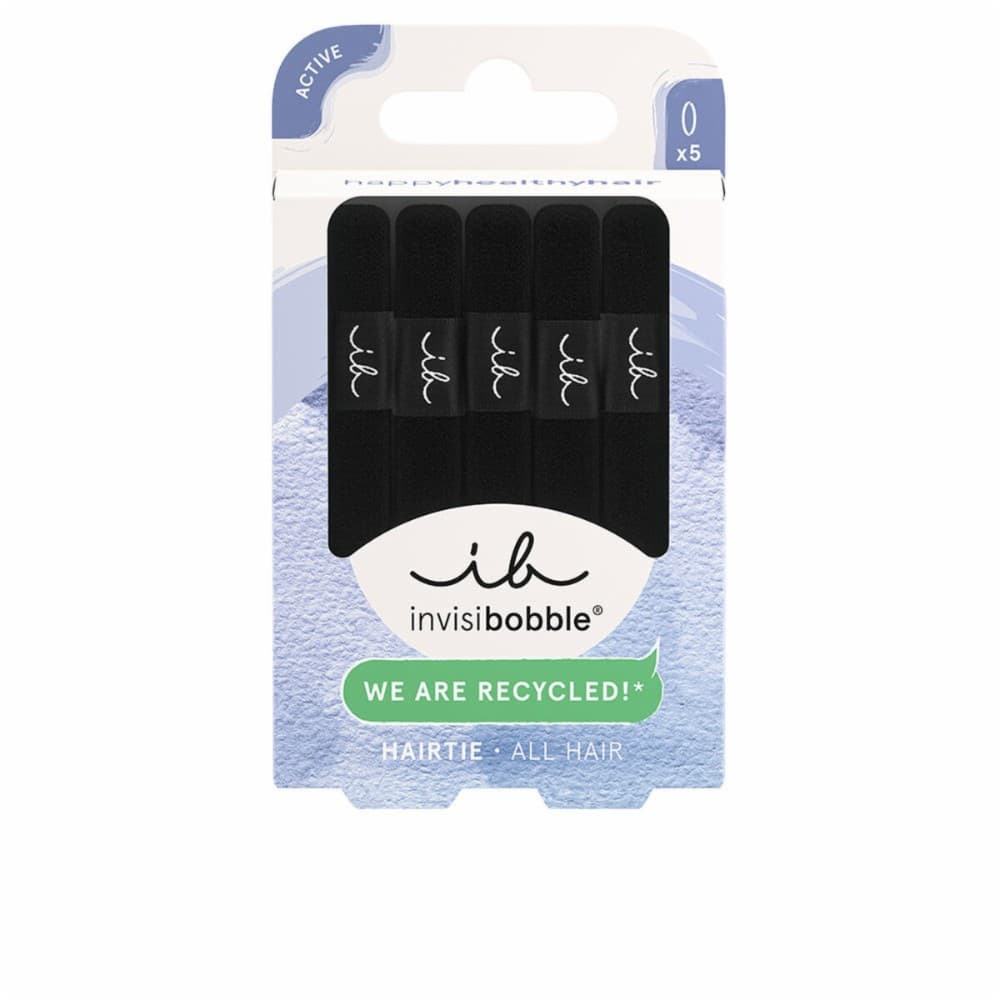 Hair ties Invisibobble INVISIBOBBLE ECOTIE black 5 Units