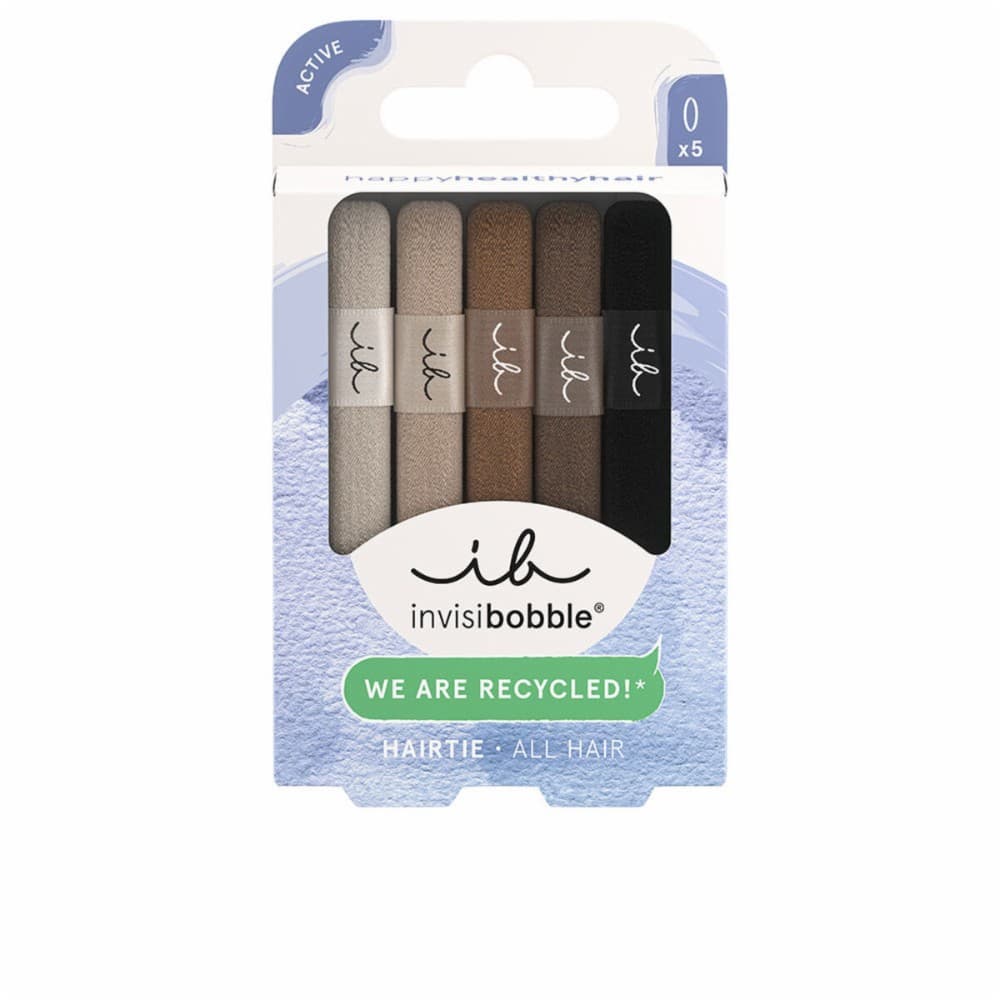 Hair ties Invisibobble INVISIBOBBLE ECOTIE Mocha 5 Units