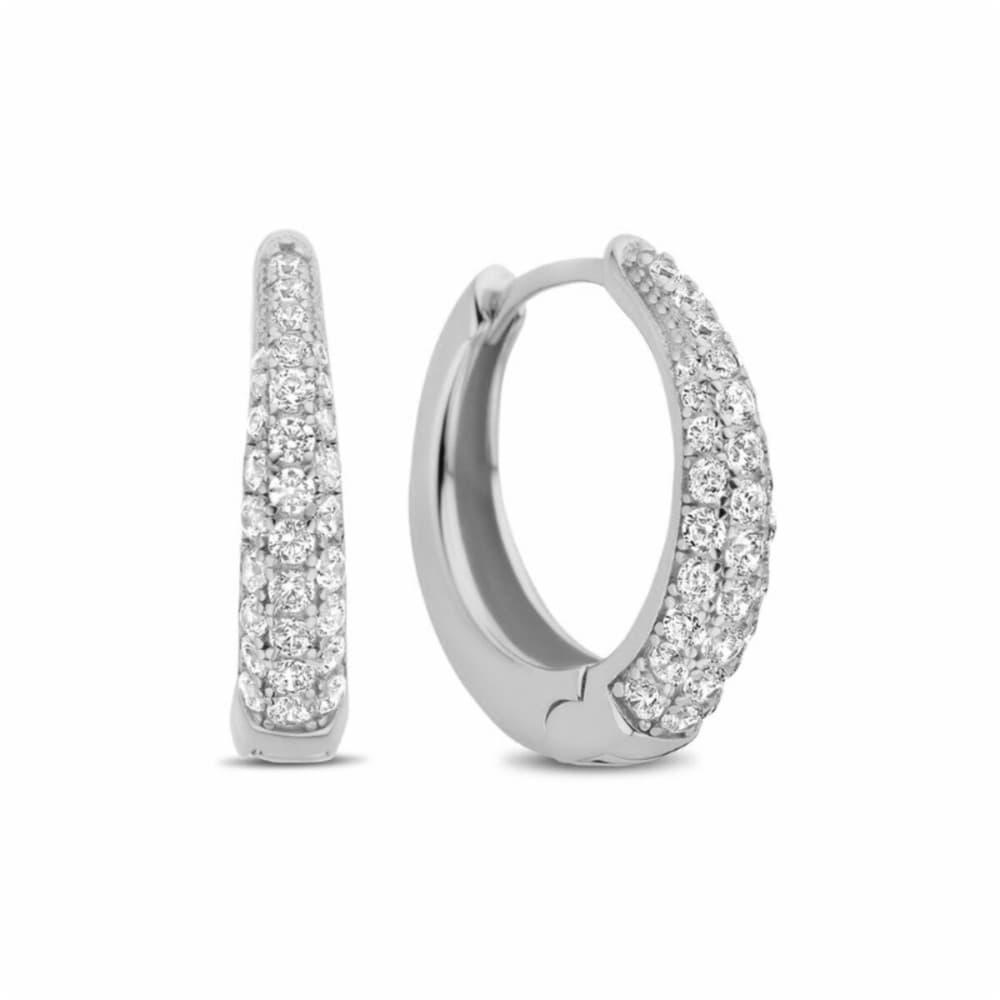 Ladies' Earrings New Bling 9NB-1235 Silver