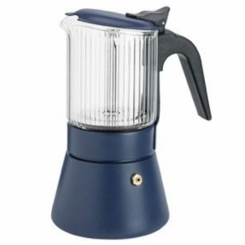 Italian Coffee Pot Inoxibar 55096 Blue 4 Cups