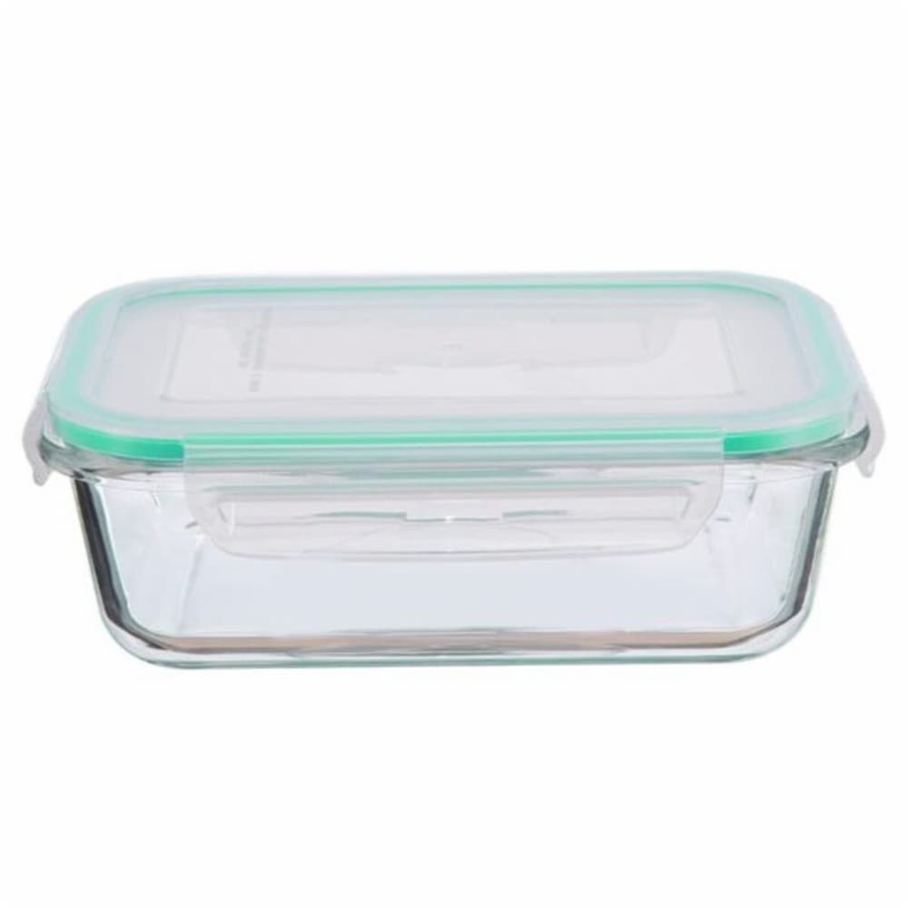 Lunch box Castey C-ABO1040 Transparent Borosilicate Glass Rectangular 1040 ml