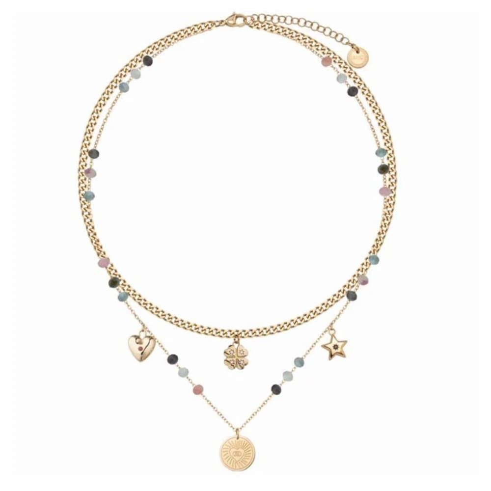 Ladies' Necklace LIU JO LJ3181 Golden