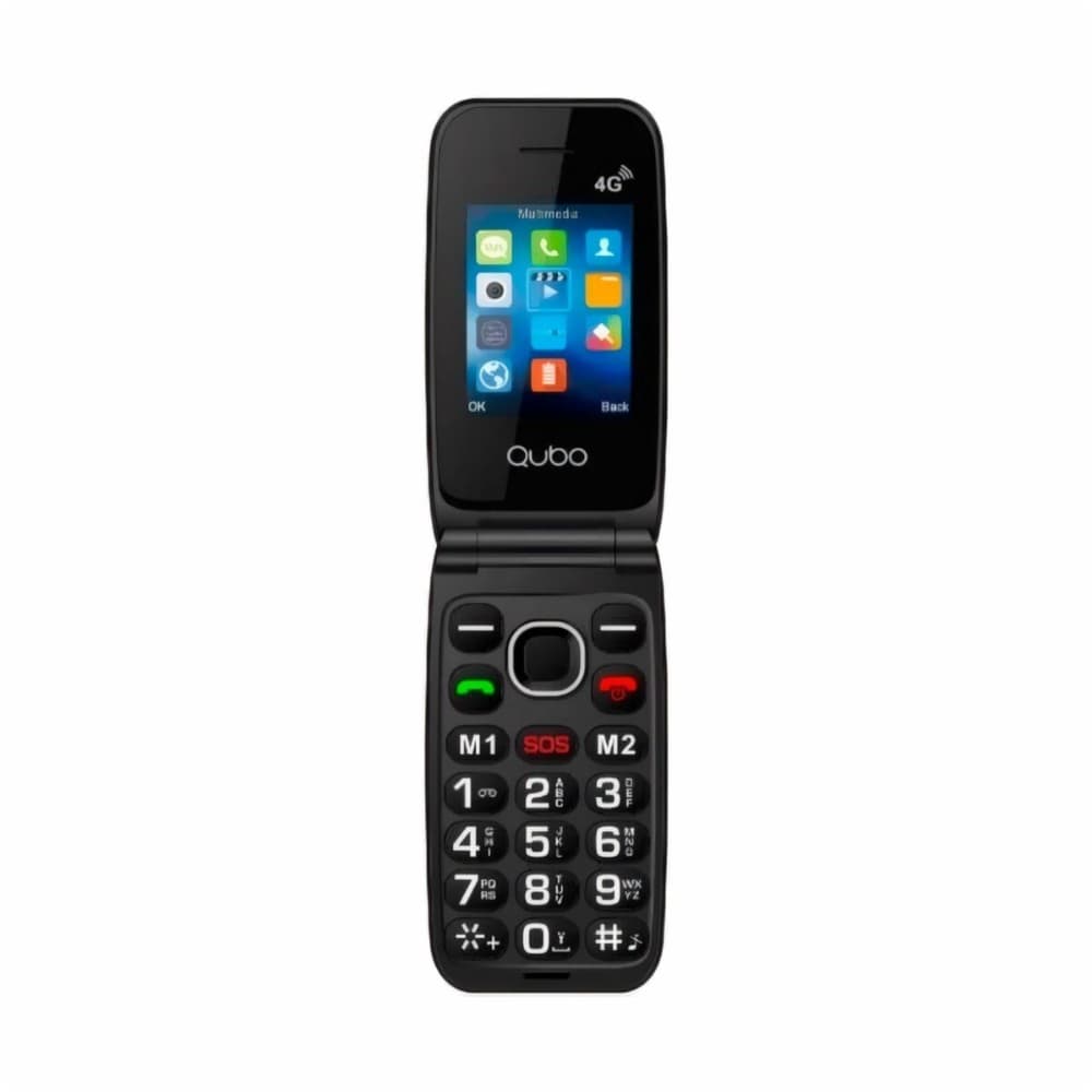 Mobile telephone for older adults Qubo NEO2NW BK 4G Black 2.4"