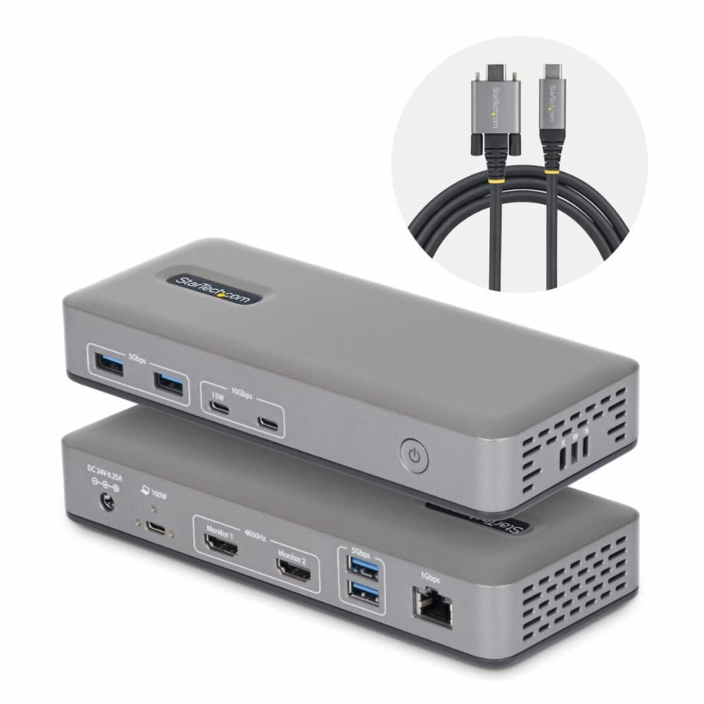 USB Hub Startech 196UE-USBC-DOCK Grey