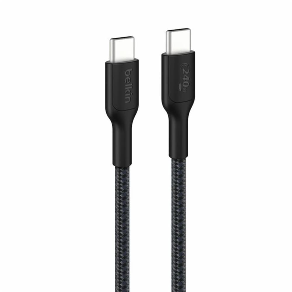 USB-C to USB-C Cable Belkin CAB025HQ1MBK Black 1 m Fast charging