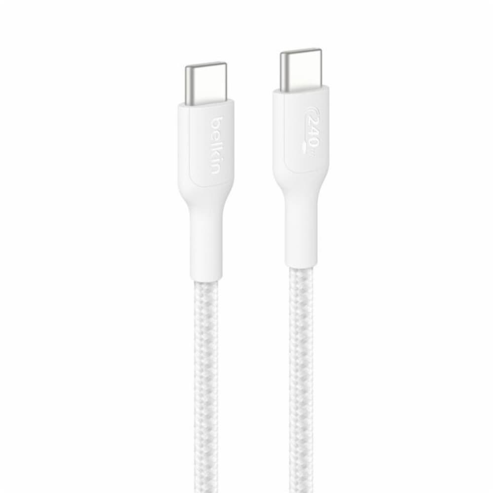 USB-C to USB-C Cable Belkin CAB025HQ1MWH White 1 m Fast charging