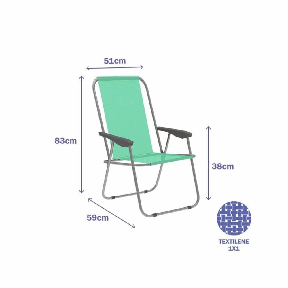 Folding Chair Marbueno Green 59 x 83 x 51 cm