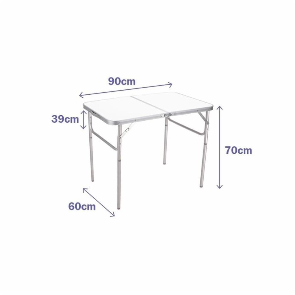 Folding Table Marbueno White 90 x 70 x 60 cm