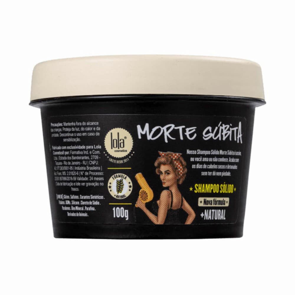 Shampoo Bar Lola Cosmetics MORTE SÚBITA 100 g