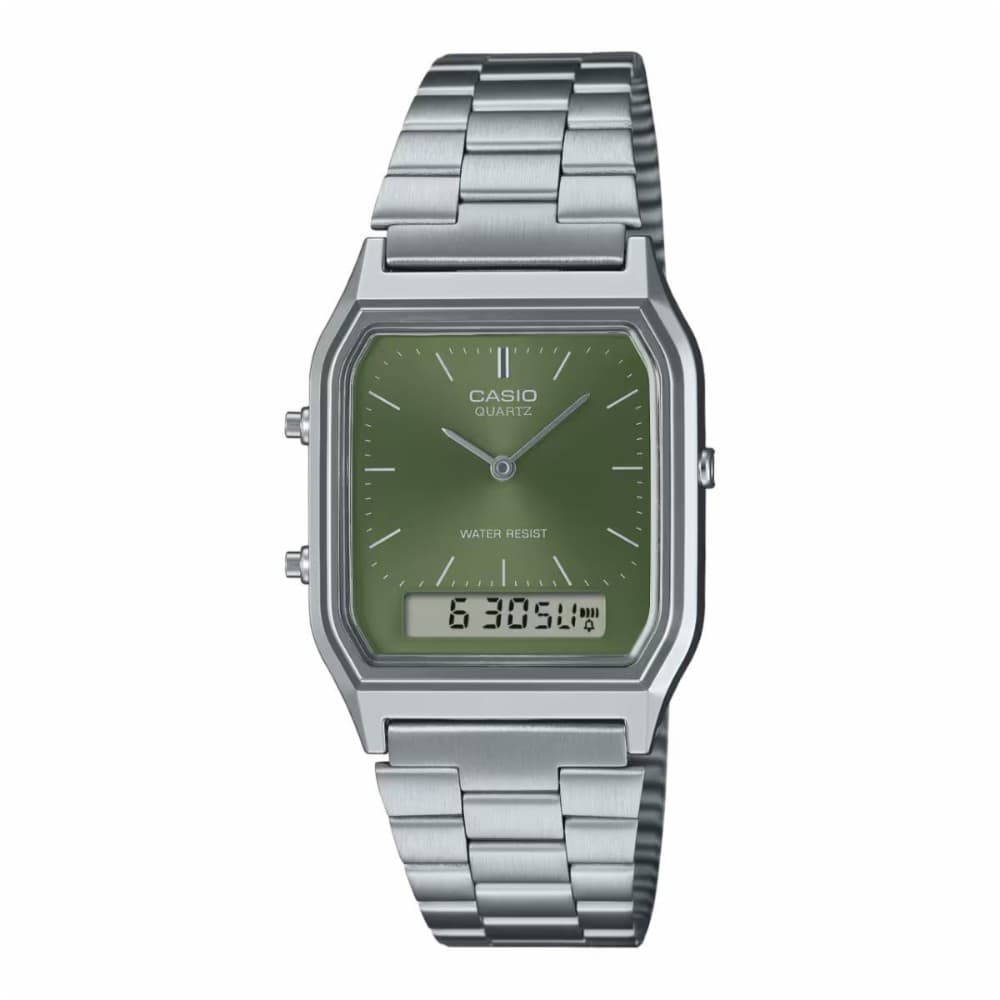 Unisex Watch Casio EDGY COLLECTION SUNRAY DIAL - GREEN MOSS