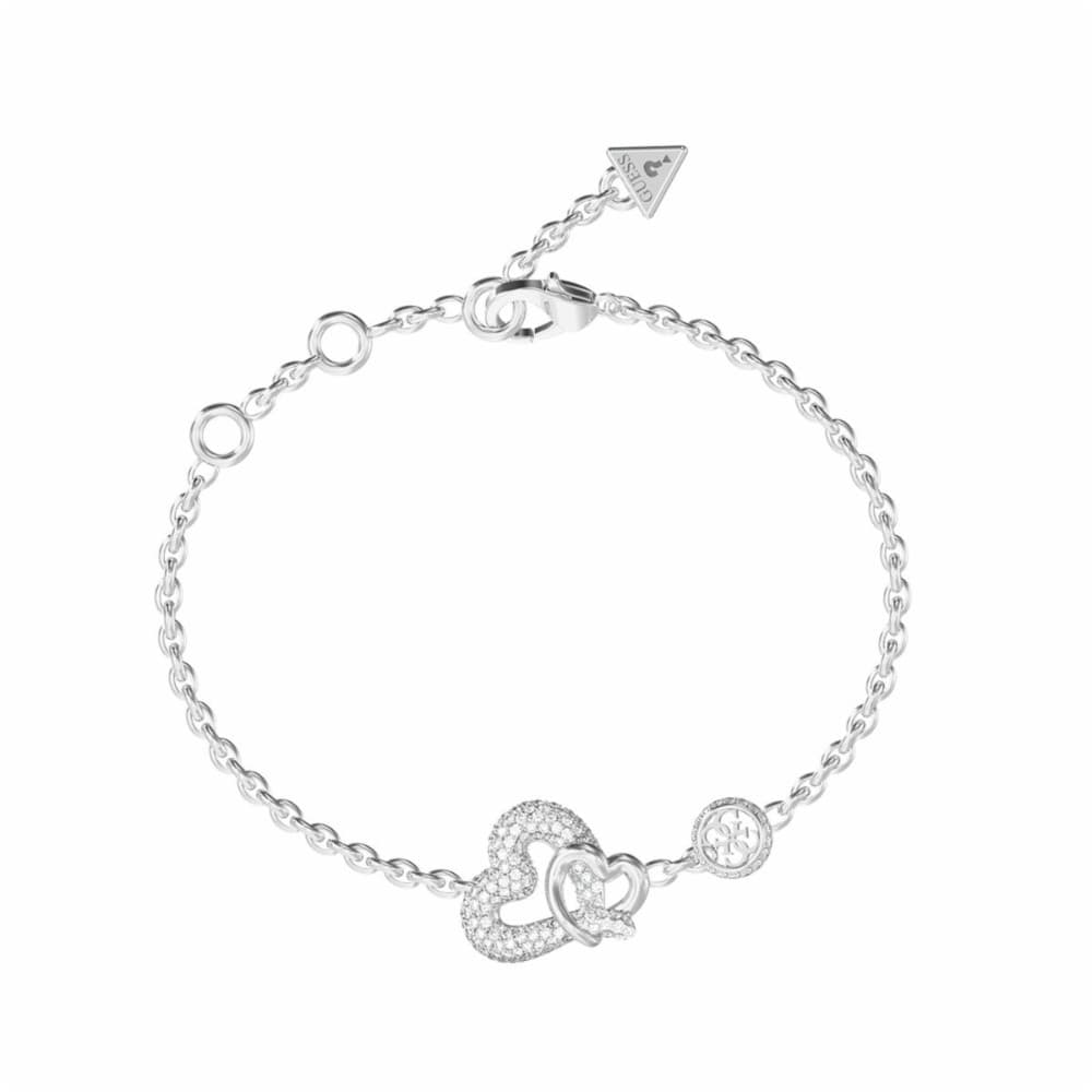 Ladies' Bracelet Guess JUBB06052JWRHS Silver