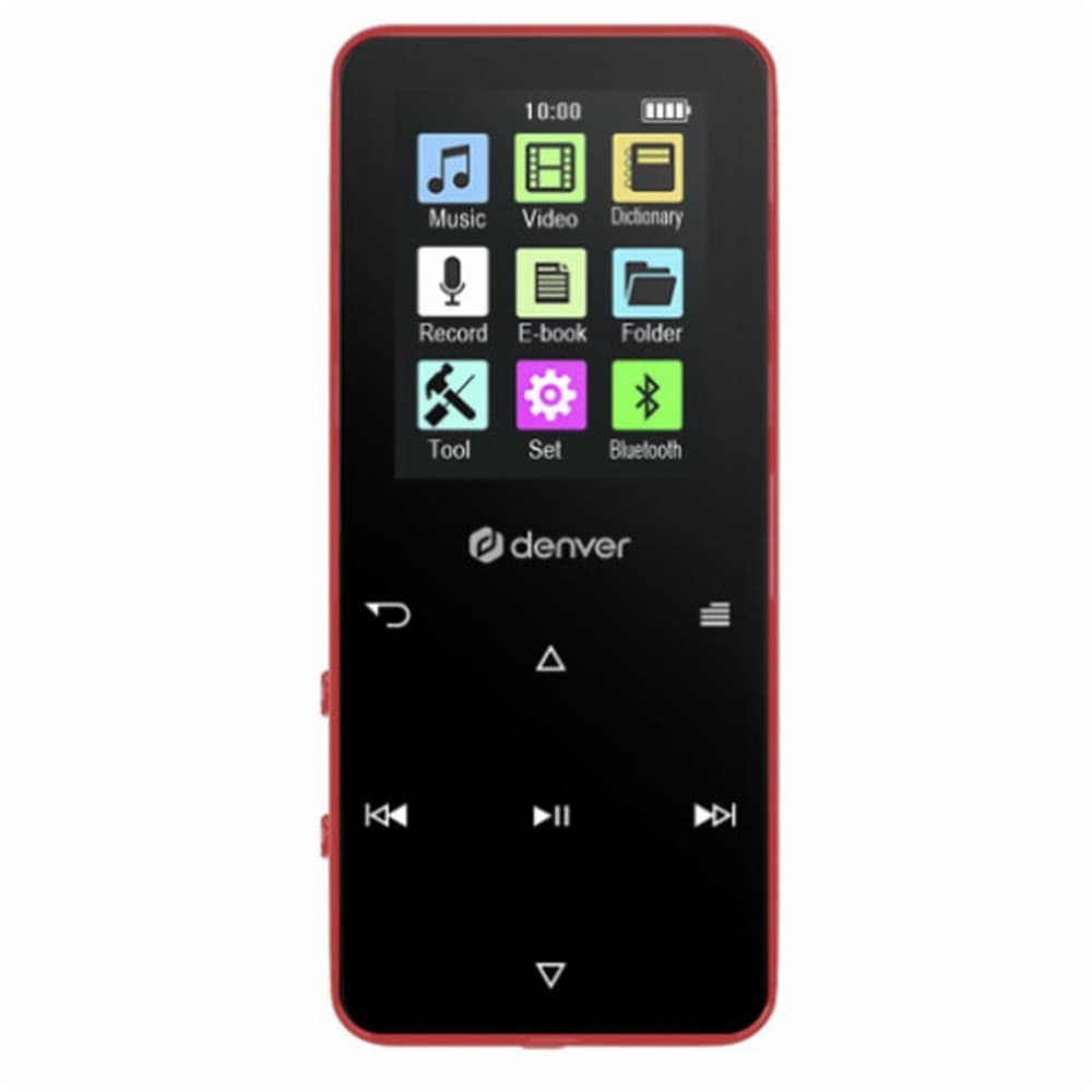 MP4 Player Denver Electronics MP-1830R 1,8" 8 GB Bluetooth Red