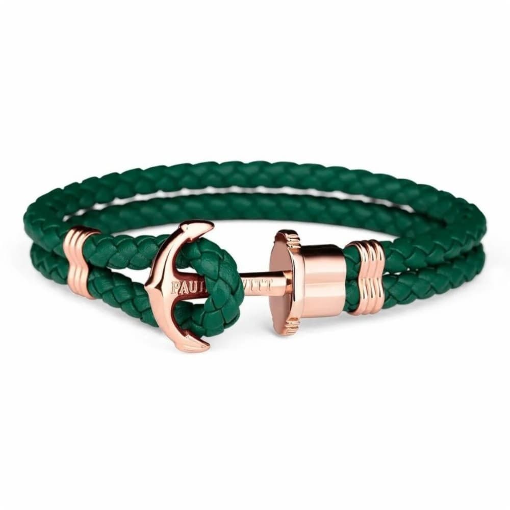 Men's Bracelet Paul Hewitt PHREP Leather Green