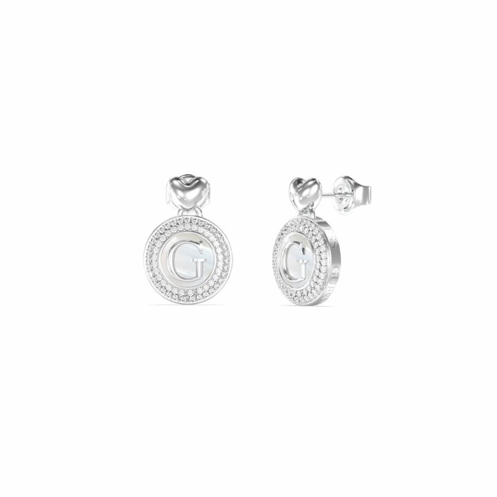 Ladies' Earrings Guess JUBE06209JWRHT-U Silver