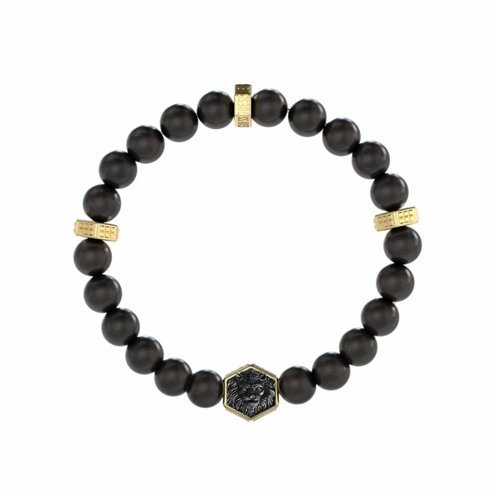 Men's Bracelet Guess JUMB06005JWYGBKT-U Black