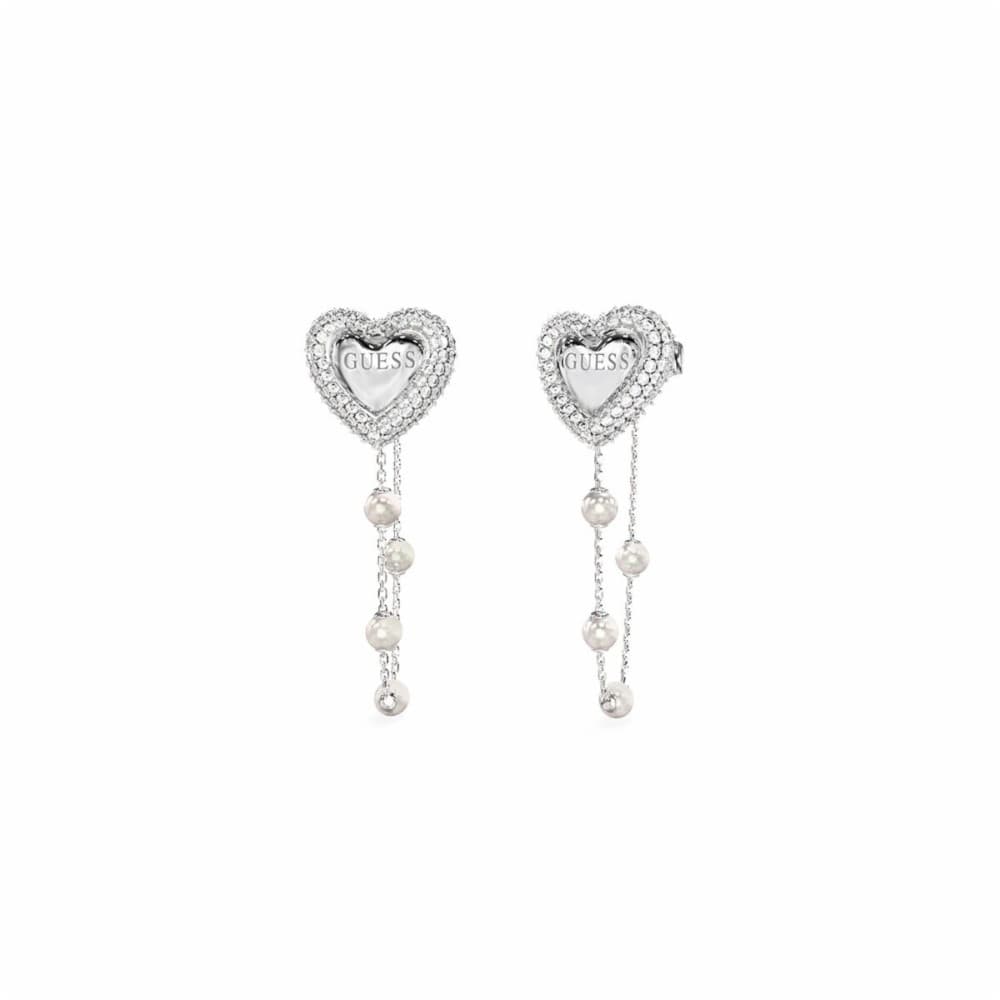 Ladies' Earrings Guess JUBE06008JWRHT-U Silver