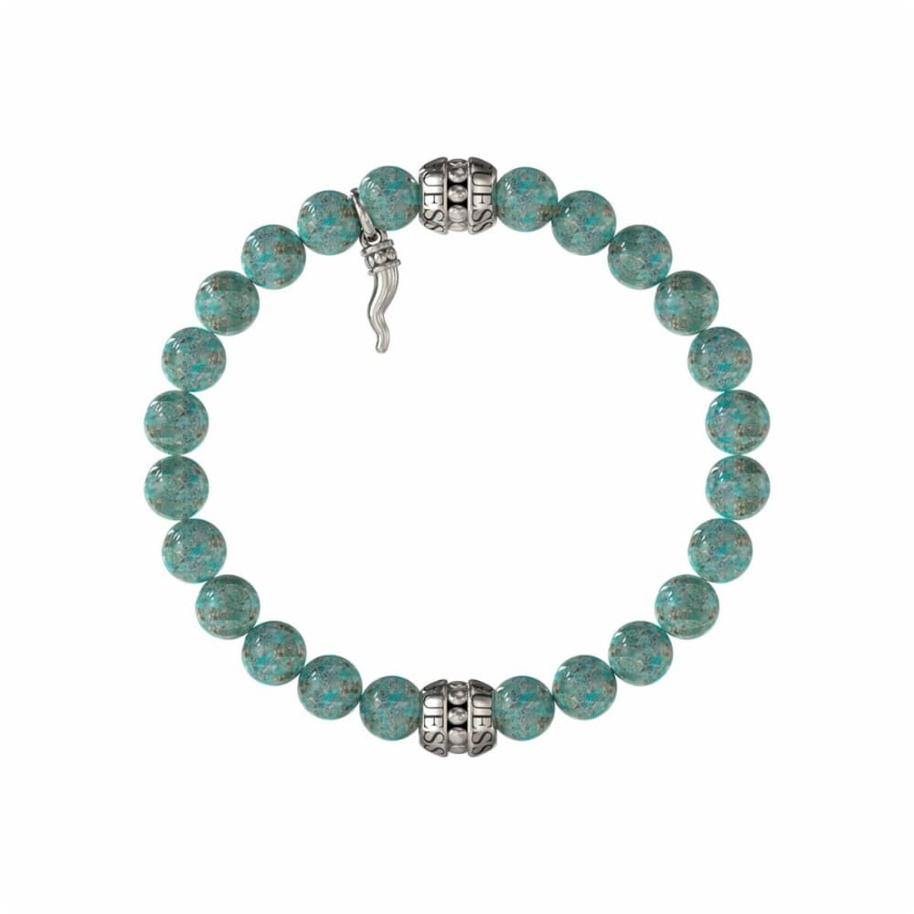 Men's Bracelet Guess JUMB06022JWSTGNT-U Green