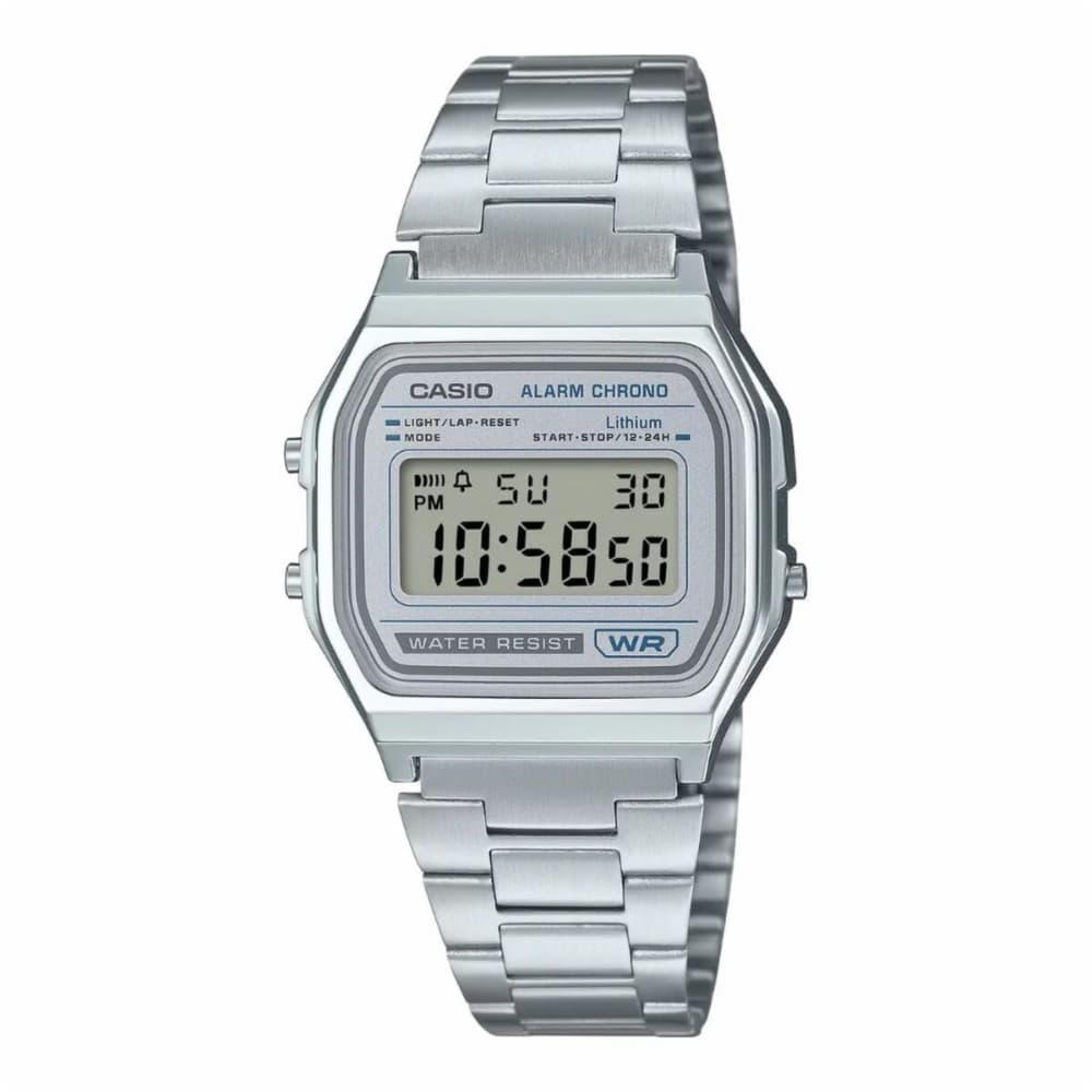 Men's Watch Casio A158WEA-7EF Silver (Ø 33 mm)