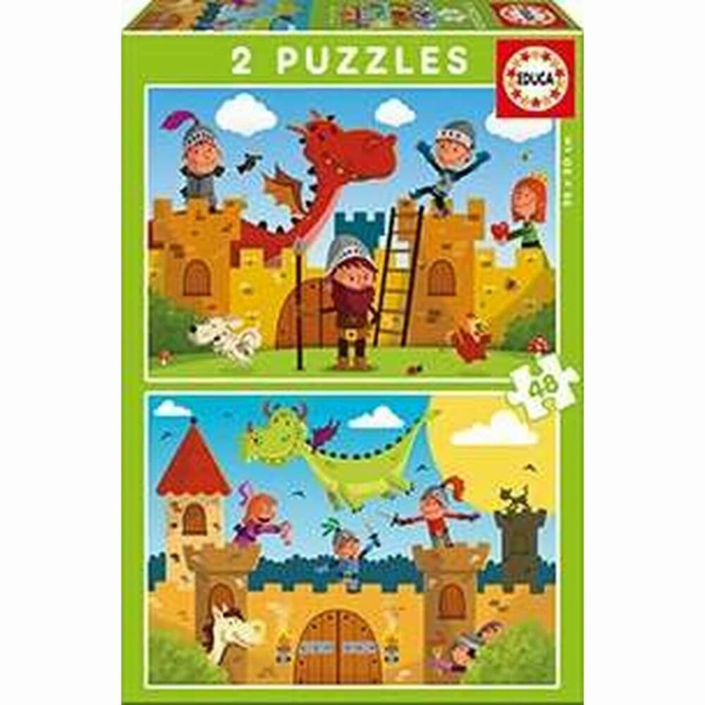 Puzzle Educa Dragons and Knights (96 pcs)