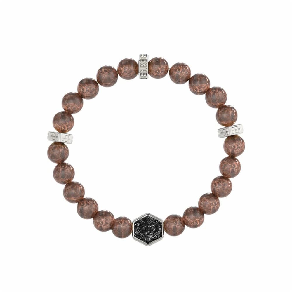 Men's Bracelet Guess JUMB06005JWSTBRT-U Brown