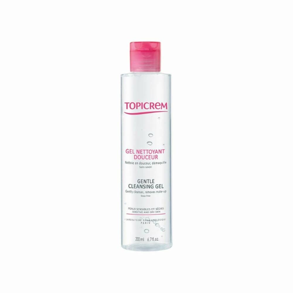 Facial Cleansing Gel Topicrem 200 ml 3 Pieces