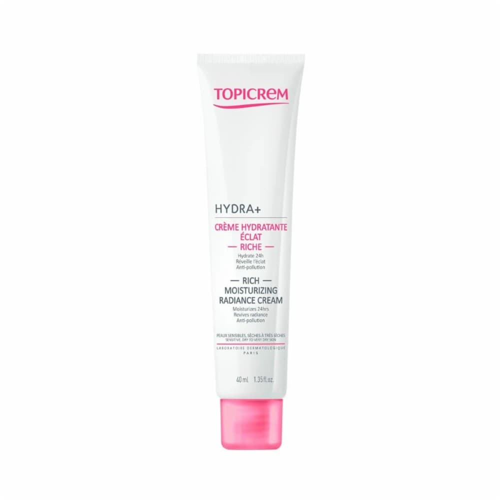 Hydrating Cream Topicrem Radiance Moisturizing 40 ml Highlighter