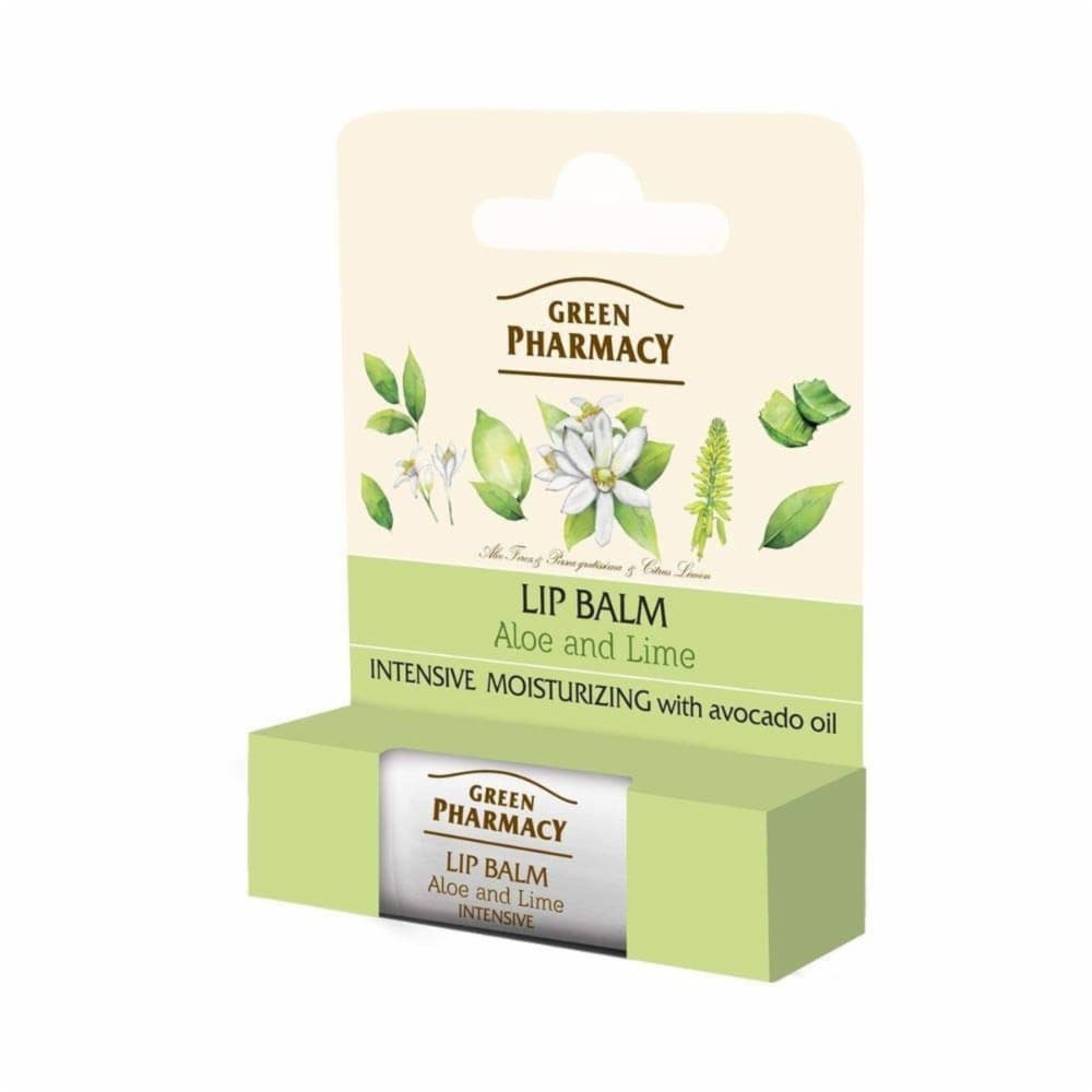 Lip Balm Green Pharmacy Aloe and Lime 3,6 g Lime