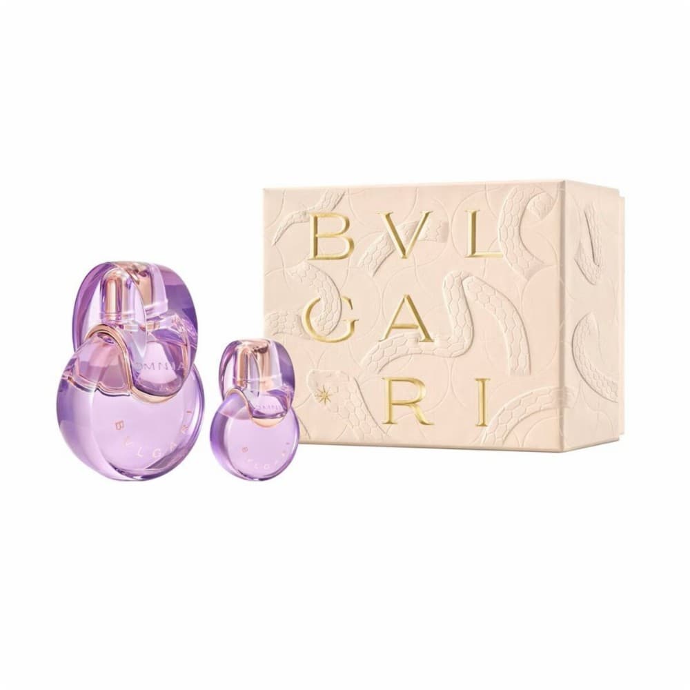 Women's Perfume Set Bvlgari Omnia Amethyste 2 Pieces