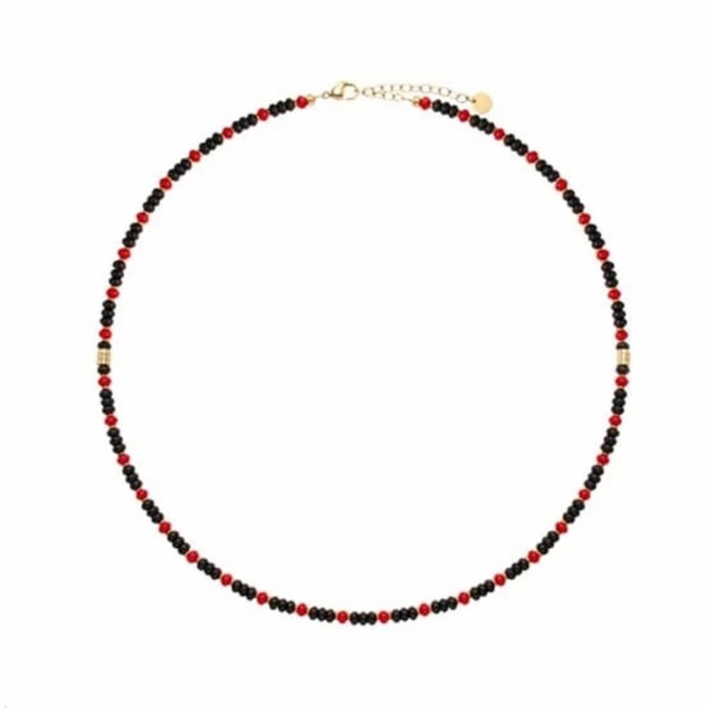 Men's Necklace LIU JO MLJ675 Black Red