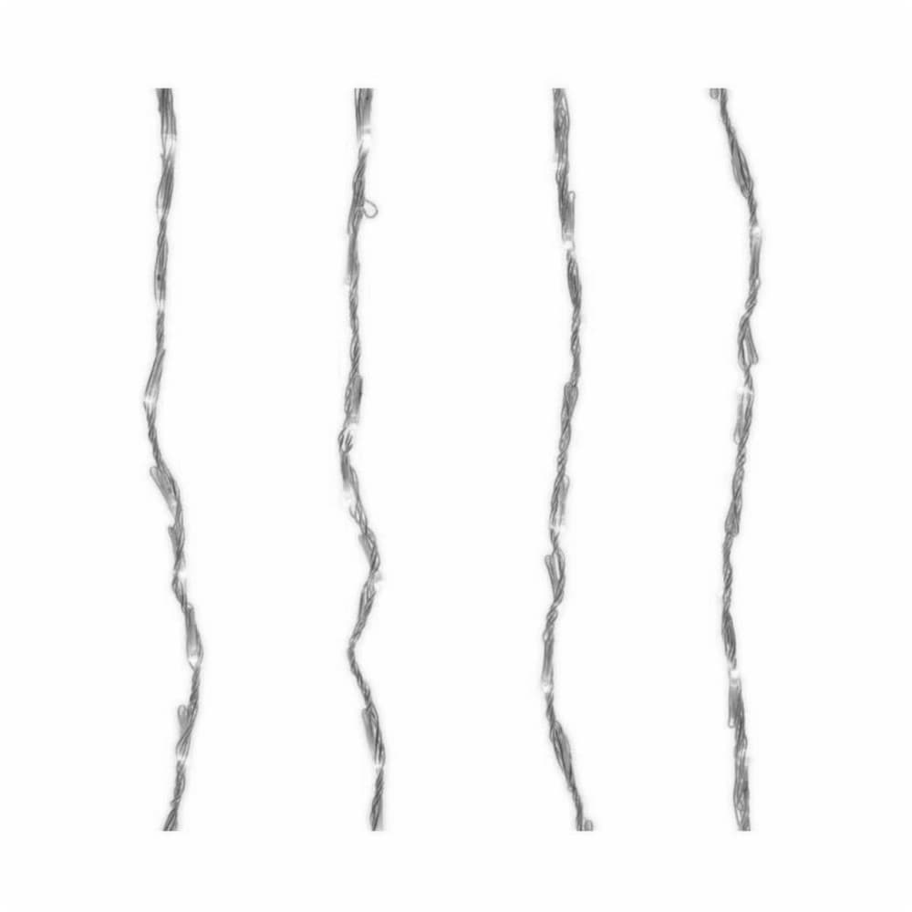 LED Curtain Lights Lumineo Transparent 2 x 1 m