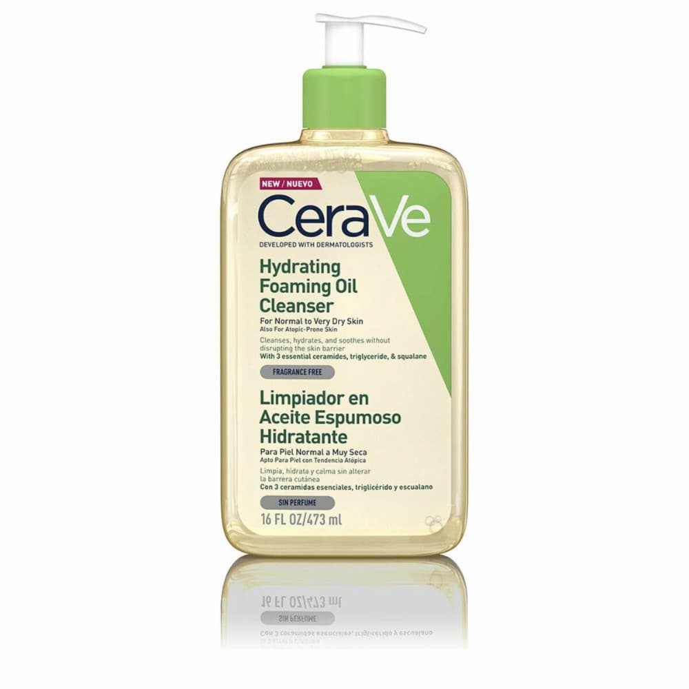 Moisturising Oil CeraVe Hydrating Foaming Oil Cleanser 473 ml Foam Cleaner